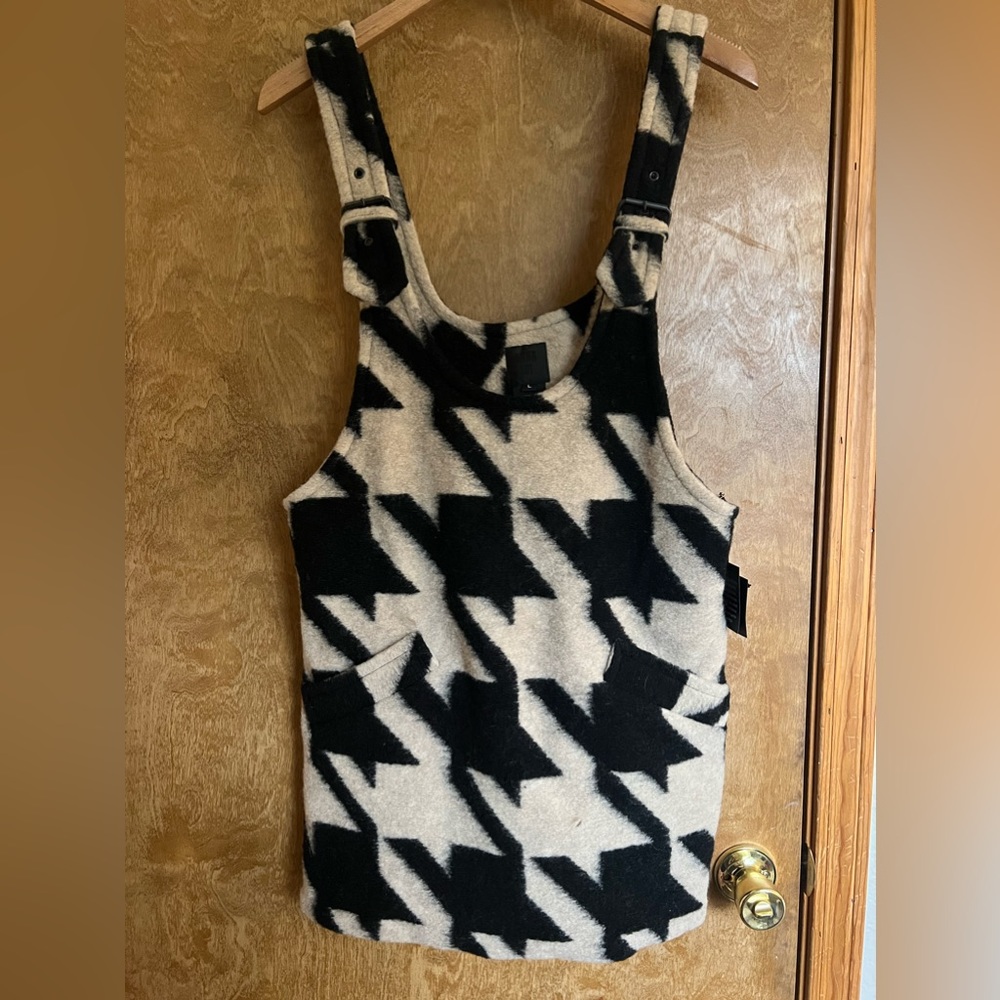 NWT houndstooth wool jumper/dress